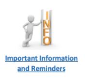 Important Information and Reminders logo